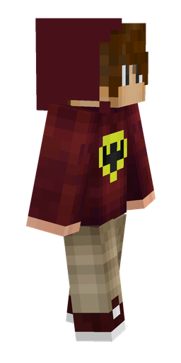 Brown skin: body, right side render