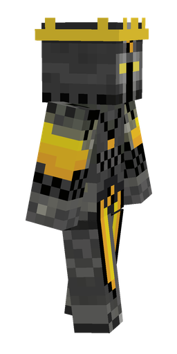 Black skin: body, right side render