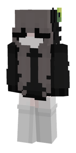 Black skin: body, front render