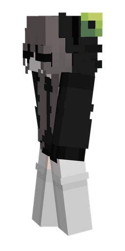 Black skin: body, left side render