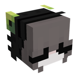 Black skin: head render