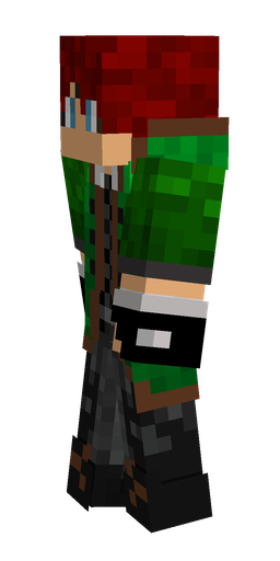Black skin: body, left side render