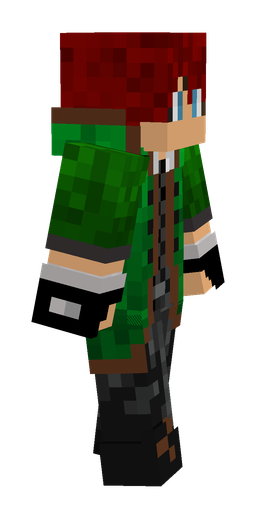Black skin: body, right side render
