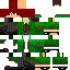 Black skin: raw texture render
