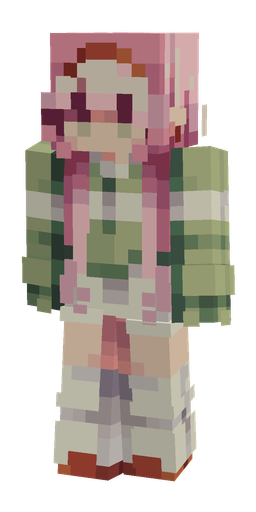 Green skin: body, front render