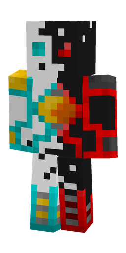 Black skin: body, front render
