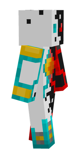 Black skin: body, right side render
