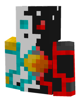 Black skin: bust render