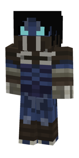 Black skin: body, front render