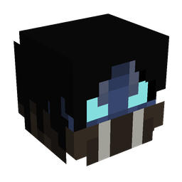 Black skin: head render