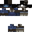 Black skin: raw texture render