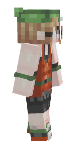Green skin: body, right side render