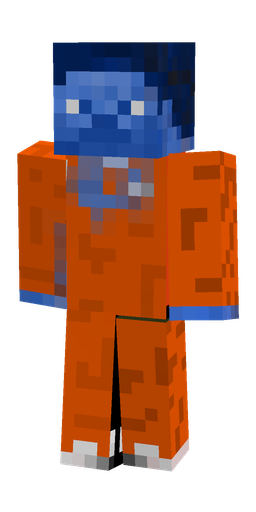 Blue skin: body, front render