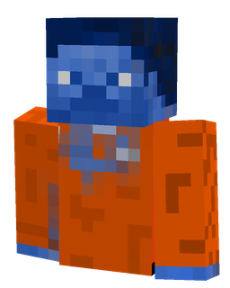 Blue skin: bust render