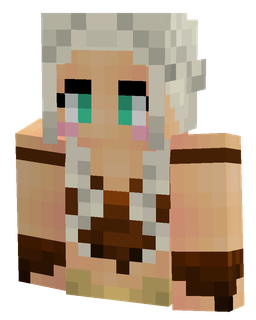 Brown skin: bust render