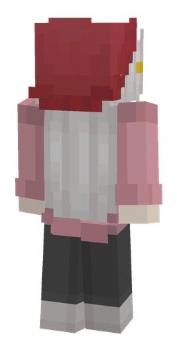 Black skin: body, back render