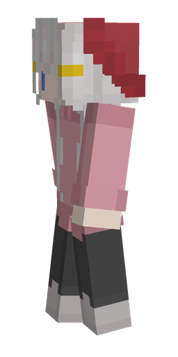 Black skin: body, left side render