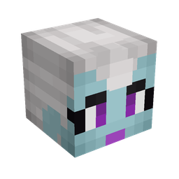 Black skin: head render