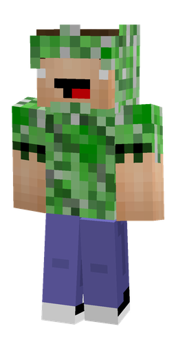 Blue skin: body, front render