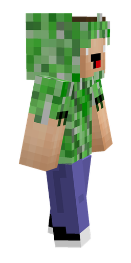Blue skin: body, right side render