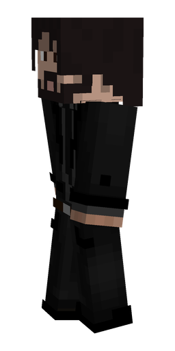 Black skin: body, left side render