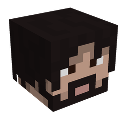 Black skin: head render