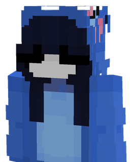 Blue skin: bust render