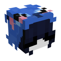 Blue skin: head render