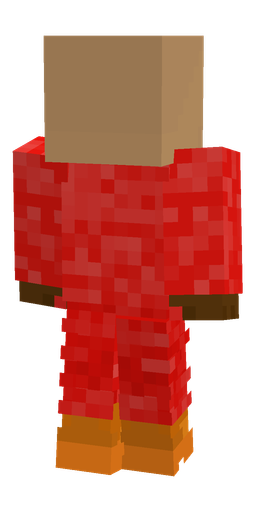 Brown skin: body, back render