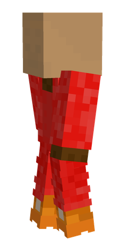 Brown skin: body, left side render