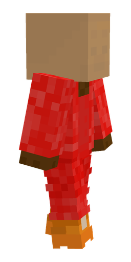 Brown skin: body, right side render
