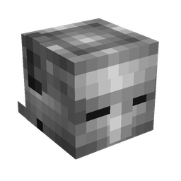 Black skin: head render