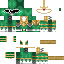 Classic skin: raw texture render