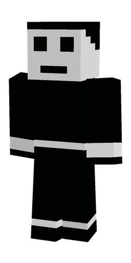 Black skin: body, front render