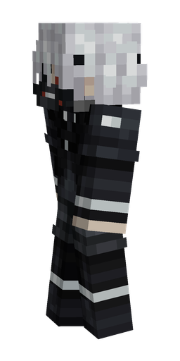Black skin: body, left side render