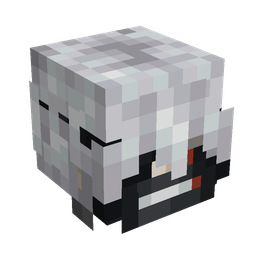 Black skin: head render