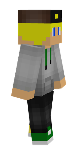 Black skin: body, right side render
