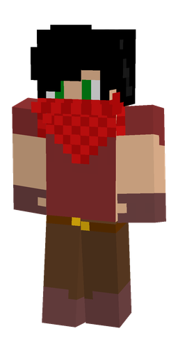 Brown skin: body, front render