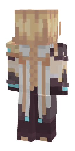Gray skin: body, back render