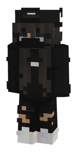 Black skin: body, front render