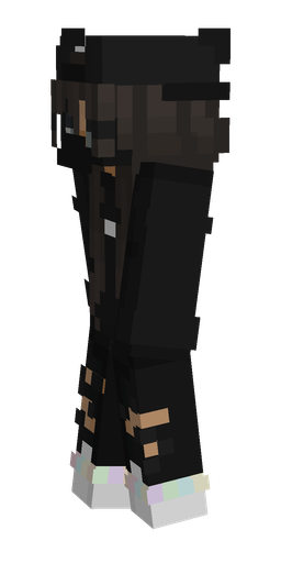 Black skin: body, left side render