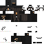 Black skin: raw texture render