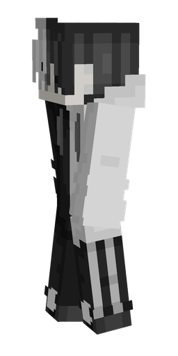 Black skin: body, left side render