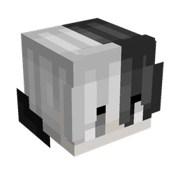 Black skin: head render