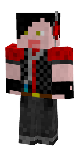 Black skin: body, front render