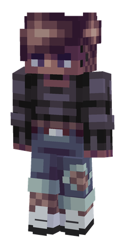 Black skin: body, front render
