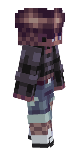 Black skin: body, right side render