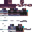 Black skin: raw texture render