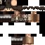 Brown skin: raw texture render