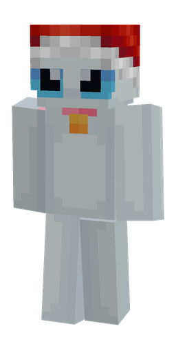Blue skin: body, front render